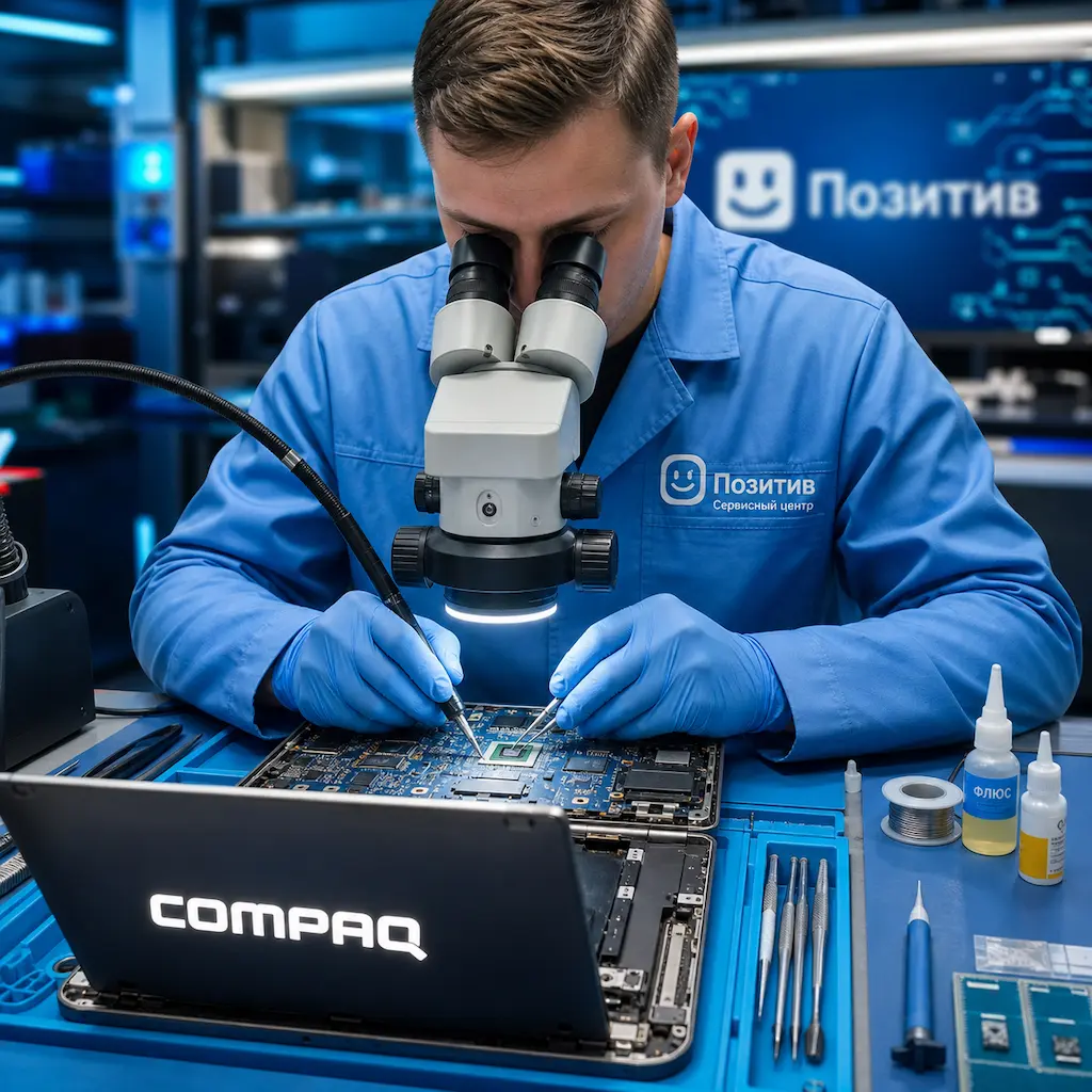 Замена видеокарты ноутбука Compaq в Нижнем Тагиле