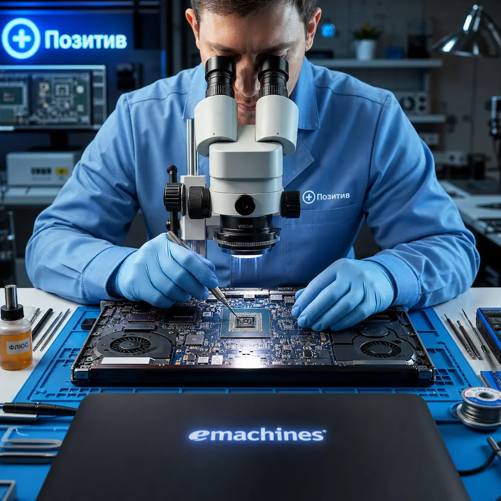 Замена видеокарты ноутбука Emachines в Нижнем Тагиле