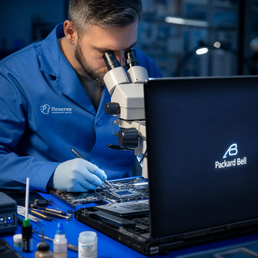 Замена видеокарты ноутбука Packard Bell в Нижнем Тагиле