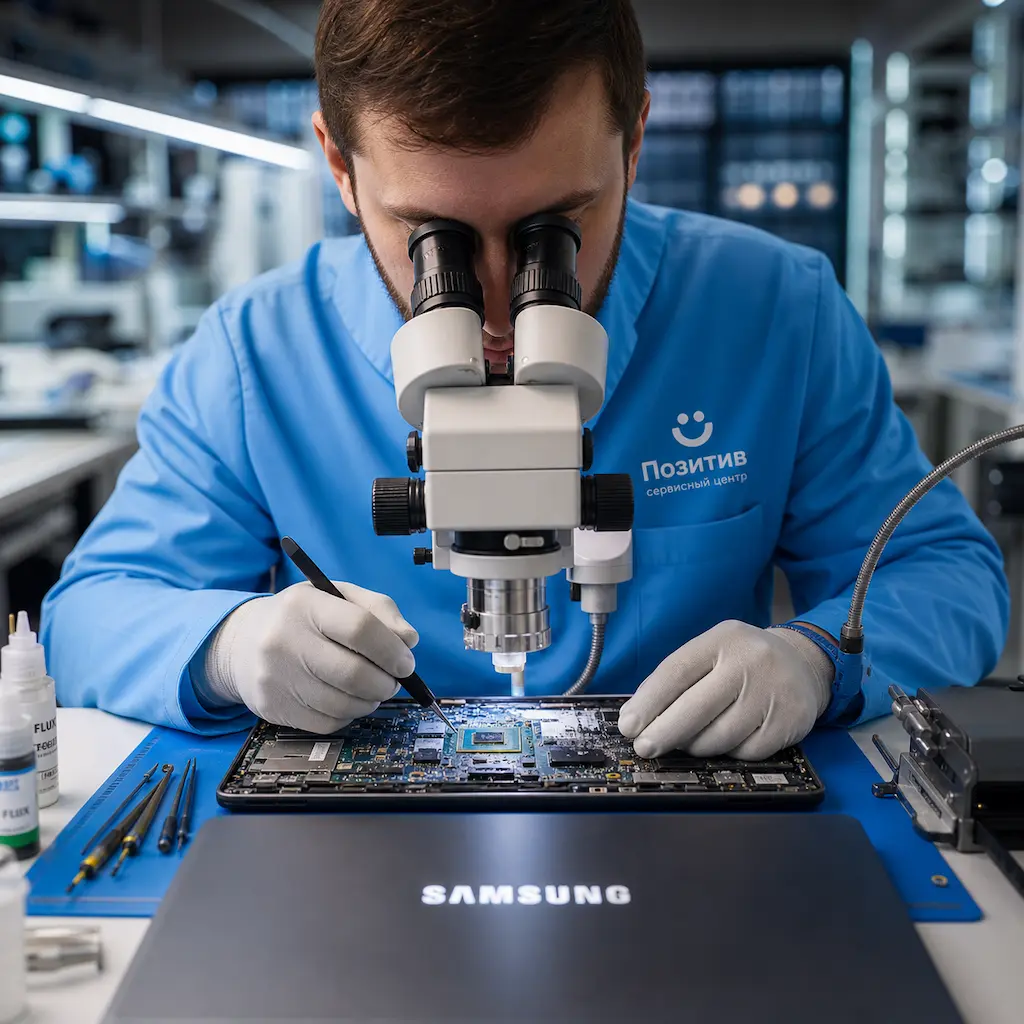Замена видеокарты ноутбука Samsung в Нижнем Тагиле