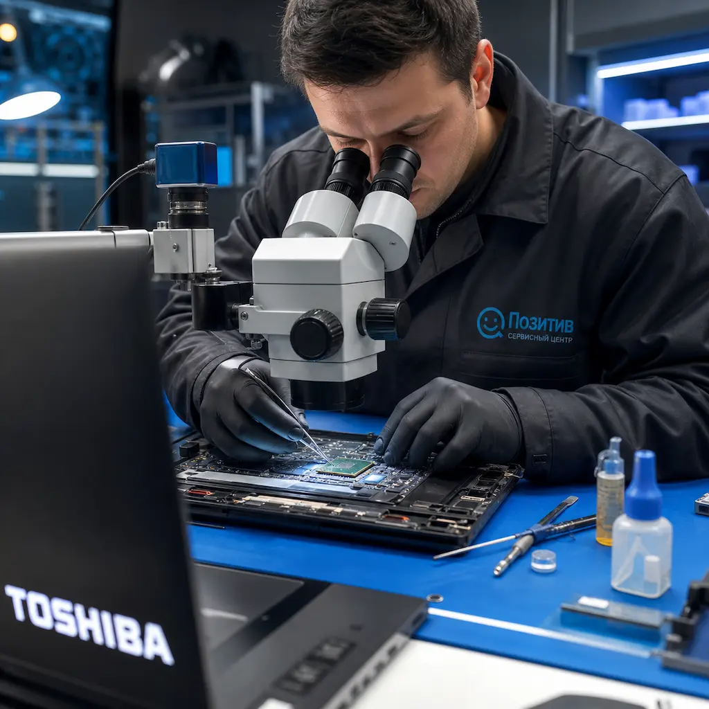 Замена видеокарты ноутбука Toshiba в Нижнем Тагиле