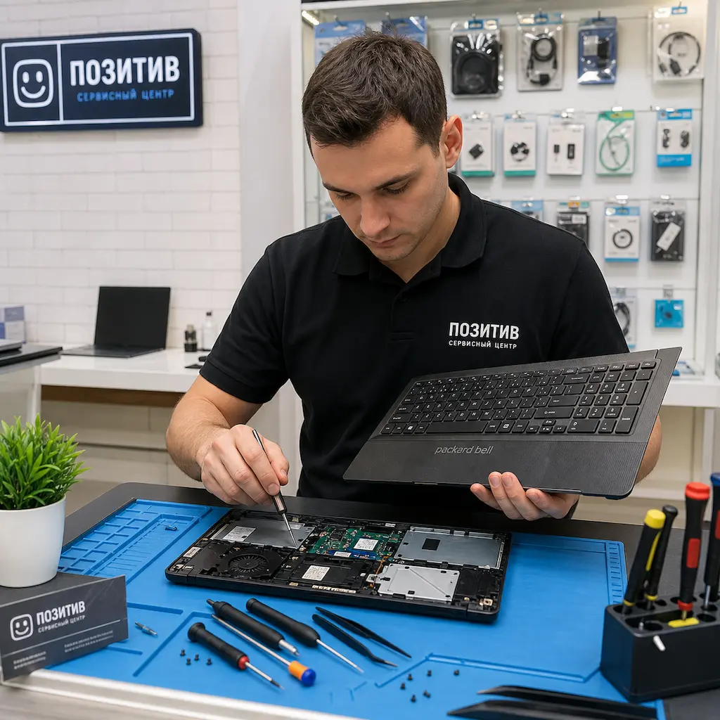 заменить клавиатуру на ноутбуке Packard Bell в Нижнем Тагиле