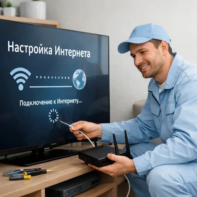 Настройка интернета на ТВ в Нижнем Тагиле