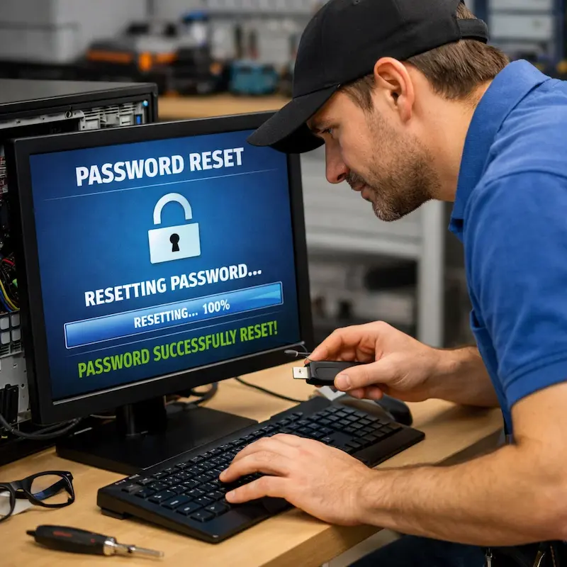 Сброс пароля от компьютера в Нижнем Тагиле