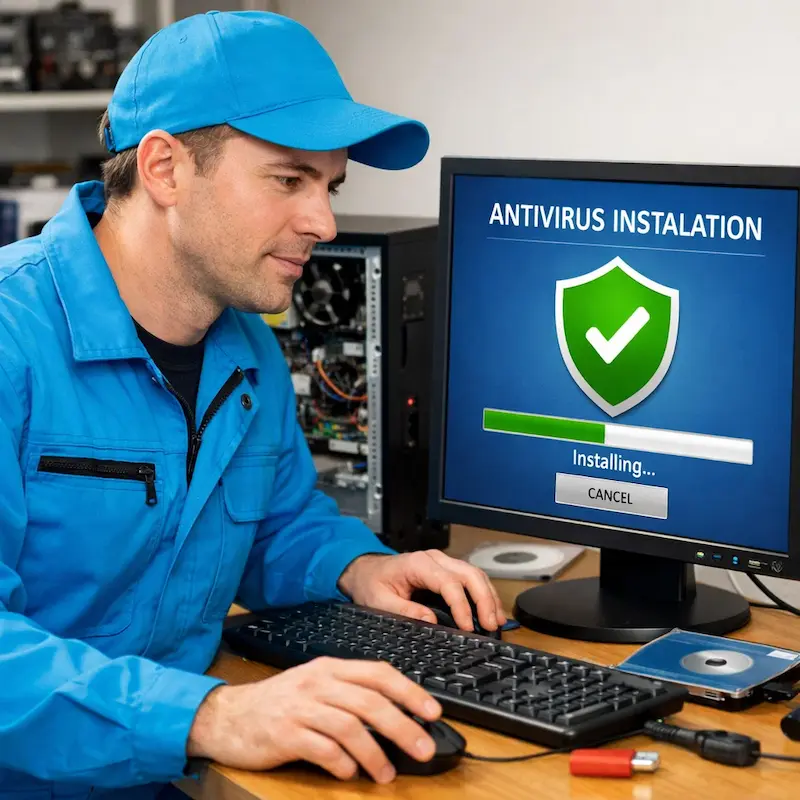 Установка антивируса на ноутбук в Нижнем Тагиле