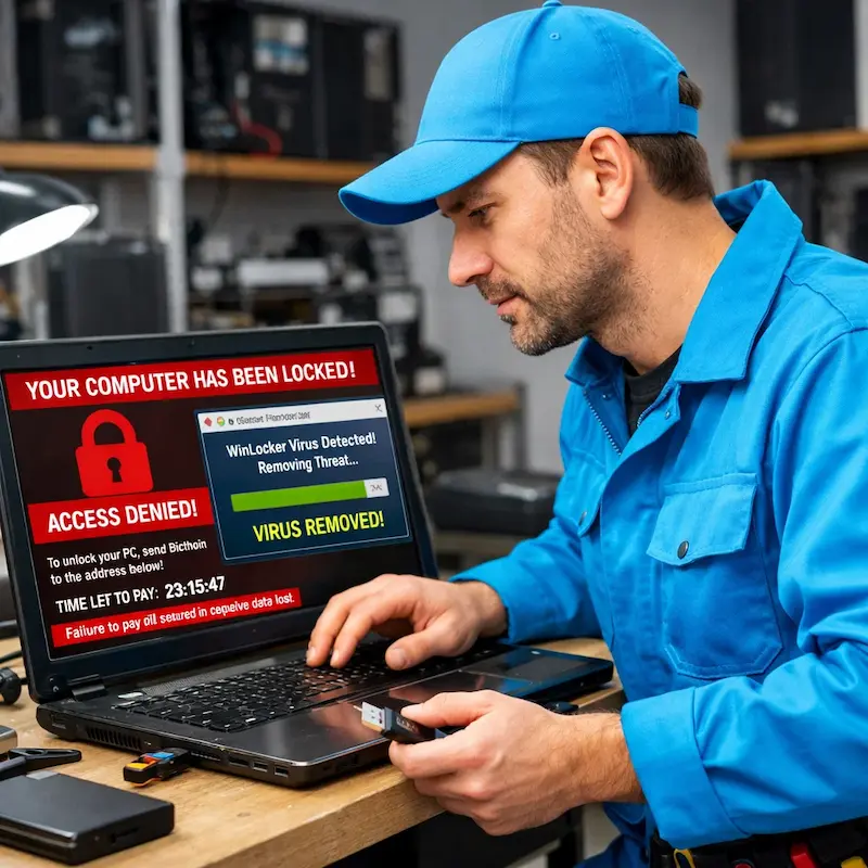 Поможем разблокировать компьютер и ноутбук в Нижнем Тагиле